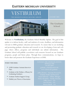 vestibulum  The Graduate School