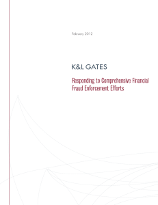Responding to Comprehensive Financial Fraud Enforcement Efforts February 2012
