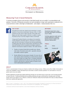 Measuring Trust in Social Networks