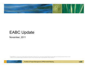 EABC Update November 2011 November, 2011