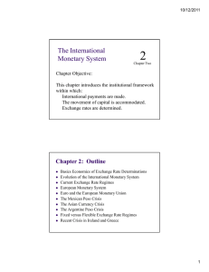 2 The International Monetary System