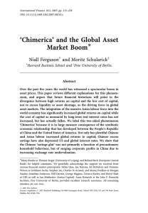 ‘Chimerica’ and the Global Asset Market Boom  Niall Ferguson