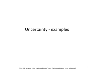 Uncertainty - examples 1