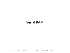 Serial RAM