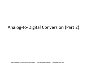 Analog-to-Digital Conversion (Part 2)