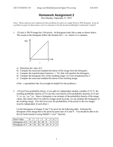 Homework Assignment 2 Due Monday, September 21, 2015  CSCI 510/EENG 510