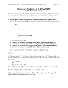 Homework Assignment 2 - SOLUTIONS Due Monday, September 21, 2015
