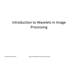 Introduction to Wavelets in Image Processing Image and Multidimensional Signal Processing