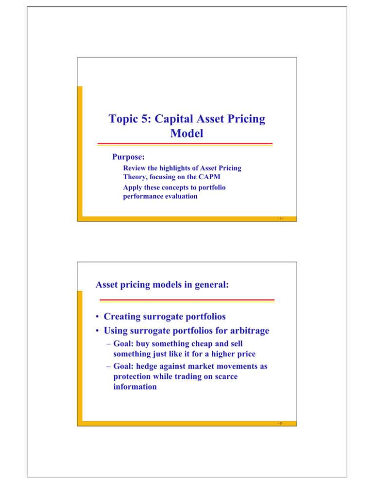 topic-5-capital-asset-pricing-model-purpose