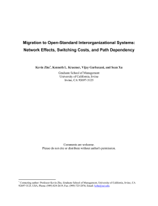 Migration to Open-Standard Interorganizational Systems: