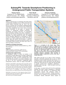 SubwayPS: Towards Smartphone Positioning in Underground Public Transportation Systems