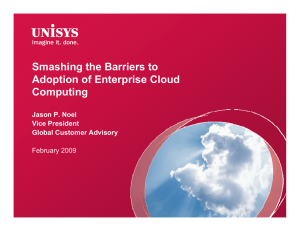 Smashing the Barriers to g Adoption of Enterprise Cloud Computing