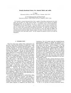 Density-functional theory for classical fluids and solids C. Ebner