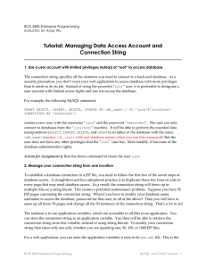 Tutorial: Managing Data Access Account and Connection String