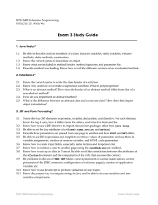 Exam 3 Study Guide