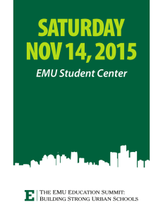 EMU Student Center T EMU E S