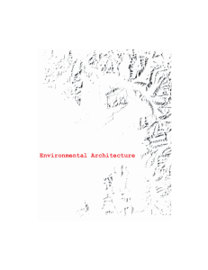 Environmental Architecture
