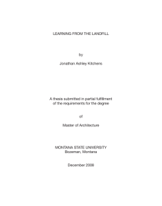 LEARNING FROM THE LANDFILL by Jonathan Ashley Kitchens