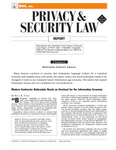 PRIVACY &amp; SECURITY LAW ! A