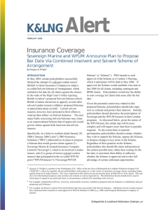 Alert K&amp;LNG Insurance Coverage