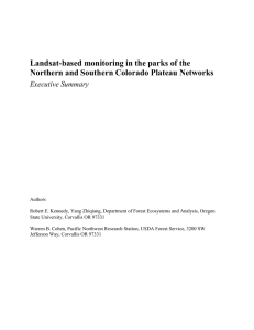 Landsat-based monitoring in the parks of the Executive Summary