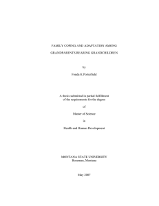 FAMILY COPING AND ADAPTATION AMONG GRANDPARENTS REARING GRANDCHILDREN by