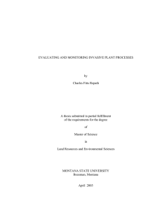 by Charles Fitts Repath A thesis submitted in partial fulfillment