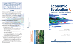 2016 Economic Evaluation &amp;