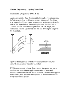 Unified Engineering Spring Term 2004 Problem P3. (Propulsion) (LO A &amp; B)
