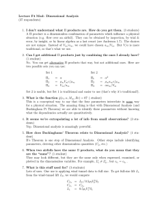 Lecture  F4  Mud:  Dimensional  Analysis (37 respondents)