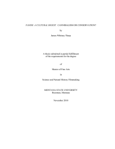 by James Whitney Tharp A thesis submitted in partial fulfillment