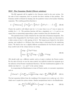 III.F  The  Gaussian  Model  (Direct ...