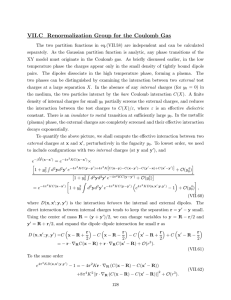 VII.C  Renormalization  Group  for  the ...