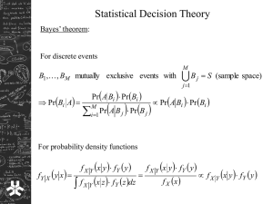     Statistical Decision Theory