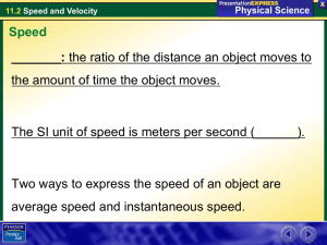 _______: the amount of time the object moves.