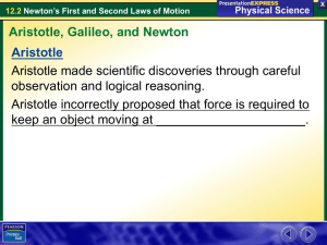 Aristotle Aristotle made scientific discoveries through careful observation and logical reasoning.