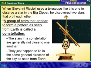When Giovanni Riccioli used a telescope like this one to