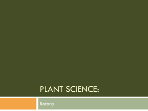 PLANT SCIENCE: Botany