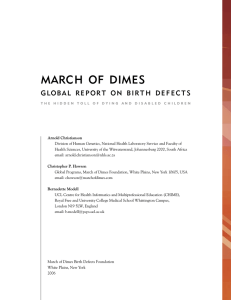 MARCH OF DIMES