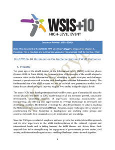 Document Number: WSIS+10/4/4