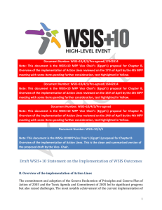 Document Number: WSIS+10/4/5/Pre-agreed/17042014