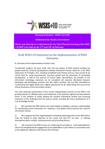 Document Number : WSIS+10/3/84 Submission by: Brazil, Government