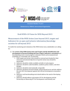 Draft WSIS+10 Vision for WSIS Beyond 2015