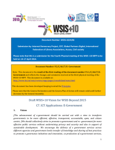 Document Number: WSIS+10/4/66
