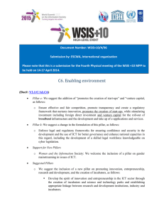 Document Number: WSIS+10/4/96 Submission by: ESCWA, International organization