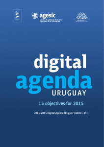 agenda digital U R U G U AY 15 objectives for 2015