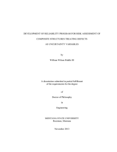 DEVELOPMENT OF RELIABILITY PROGRAM FOR RISK ASSESSMENT OF AS UNCERTAINTY VARIABLES