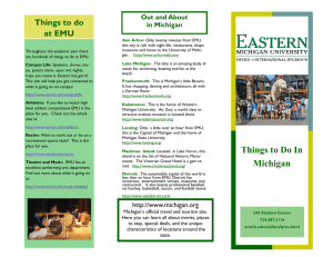 Things to do at EMU Out and About