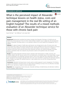 What is the perceived impact of Alexander