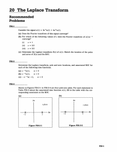 20  The  Laplace  Transform Recommended Problems